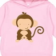 thumbnail image 3 of Inktastic Happy Monkey Toddler Hoodie, 3 of 4