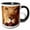 Black/White, variant on 3drose, Africa. Male African Lion (panthera Leo) - Na02 Swe0033 - Stuart Westmorland, 11oz Mug