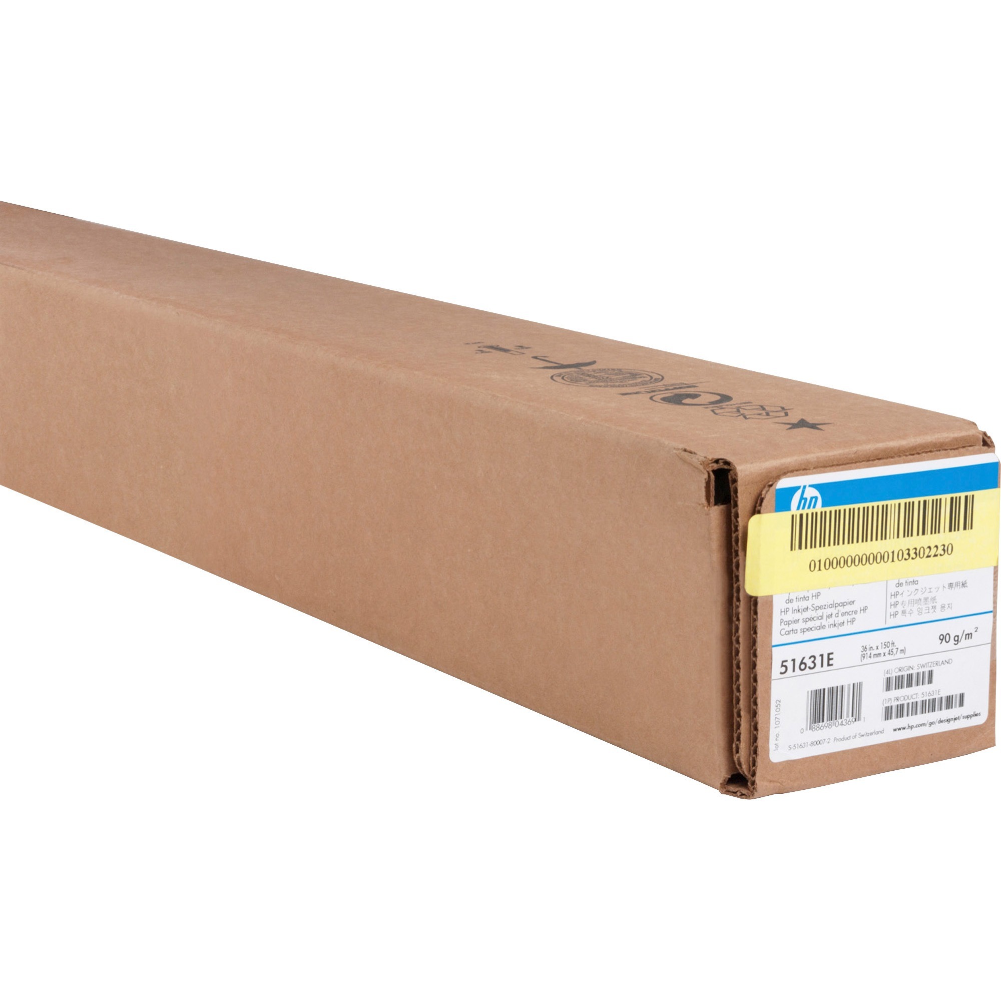 HP Inkjet Print Inkjet Paper, Glossy, 1 Roll (Quantity)