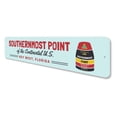 thumbnail image 4 of Southernmost Point Key West Novelty Decor, Metal Wall Sign - 4x18 Inches, 4 of 4