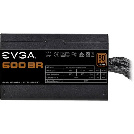 EVGA 600 BR 80 PLUS Bronze 600W Power Supply