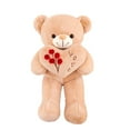 thumbnail image 2 of Big Teddy Bear With HeartStuffed Animals Toy, 21.65Inch Cuddly Large Teddy Bear Christmas Birthday Valentine's Day New Year Gift for Boyfriend Girlfriend, 2 of 3