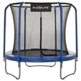 thumbnail image 1 of Plexalife 8 FT Round Trampoline Set with Premium Top-Ring Flex Frame Safety Enclosure System, 1 of 5