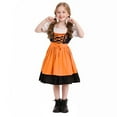 thumbnail image 4 of Kiijoy Girls Short Sleeve Oktoberfest Dress & Apron Role Play 2Pcs Dress Outfit, 4 of 6