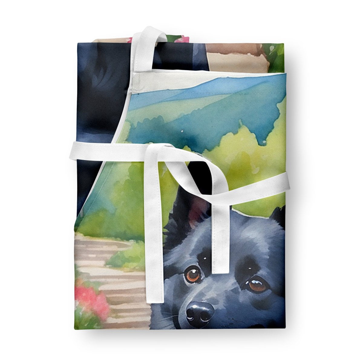 Yorkshire Terrier Spring Path Apron