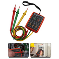 thumbnail image 3 of 60V-600V AC Three Phase Rotation Indicator Meter Phase Sequence Tester LED Buzzer with Portable Pouch, 3 of 8