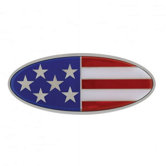 Chrome Peterbilt U.S. Emblem