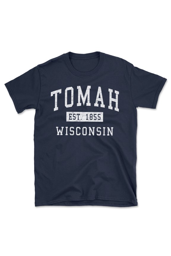 Tomah Wisconsin Classic Established Men's Cotton T-Shirt