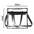 thumbnail image 5 of Clear bags Stadium Approved Clear Tote Bag with Zipper Closure Crossbody Messenger Shoulder Bag with Adjustable Strap, 5 of 9