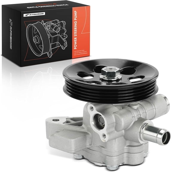 A-Premium Power Steering Pump, with Pulley, Compatible with Honda Accord 1998 1999 2000 2001 2002, 2.3L