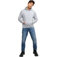 thumbnail image 6 of Hanes EcoSmart Hoodie, Midweight Fleece, Pullover Hooded Sweatshirt for Men, 6 of 7