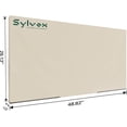 thumbnail image 2 of SYLVOX TV Cover for 50-55 inch TVs, Weatherproof Protector with Remote Pocket, Fits LED, LCD, QLED TVs,Beige, 2 of 8