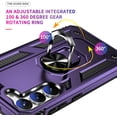thumbnail image 4 of Phone Case for S23 Plus Case Galaxy S23+ Phone Case Samsung S23 Plus Case,Protective S23+ Case with Stand Cover Shockproof TPU Protection for Samsung Galaxy S23 Plus/S23 Plus 5G - Purple, 4 of 12