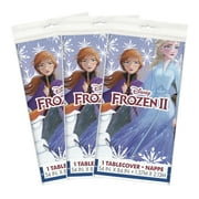 Plastic Disney Frozen Birthday Party Tablecloths, 84 x 54in, 3ct - Frozen Party Supplies