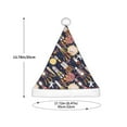 thumbnail image 3 of Fuzoiu Cartoon Space 1 Print Santa Hat Christmas Hat for kids,Santa Hats with Pompom, Unisex Xmas Holiday Hat for Christmas New Year Festive Party Supplies, 3 of 6