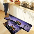 thumbnail image 5 of Kitchen Rug Mat Spooky Bat Raven, Set of 2, Anti-Fatigue Non-Skid Washable Kitchen Runner Rugs, Happy Halloween Soft Comfort Rug for Kitchen, Floor Home, Front of Sink, Laundry, 5 of 6