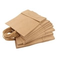 thumbnail image 3 of Sac en Papier Réutilisable, Grande Capacité Sacs de Courses en Kraft Résistants aux Déchirures 50 Pcs Haute Résistance Portables avec Poignées pour Usage Domestique pour Restaurant, 3 of 8