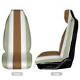 thumbnail image 3 of Striped Pattern Fabric Car Seat Covers,Universal Auto Front Seats Protector Fits for Car,SUV Sedan,Truck, 3 of 6