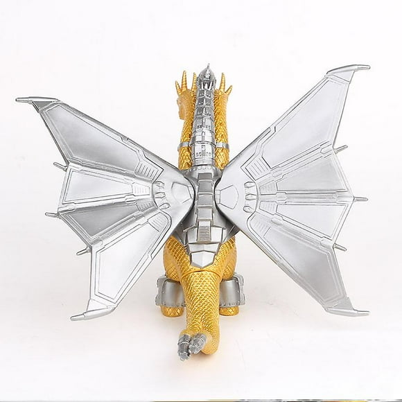 Godzilla Vs. Mecha King Ghidorah,godzilla King Of The Monster Mecha Ghidorah Gidora 3 Head Gold Dragon 8" Figure1 Gift For Kids