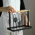 thumbnail image 2 of Billuyoard Escurridor de tazas, estante desmontable resistente a la corrosión, estante de almacenamiento de botellas, organizador estable de Organizadores de utensilios de cocina Marrón, 2 of 6