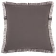 thumbnail image 2 of Solid Charcoal Contemporary Throw Pillow, 2 of 4