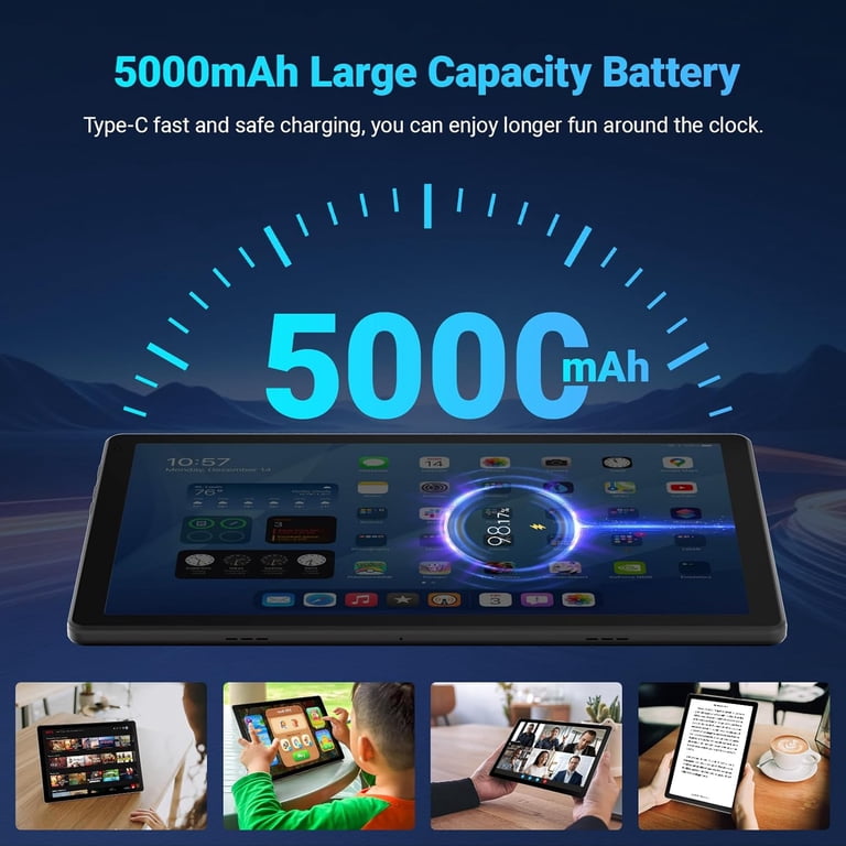 Android 15 5-Core 10inch Tablet,16GB Ram+32GB ROM +1TB Expand,IPS