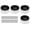 Black, variant on NFTIGB 4pcs Metal 1.9 Inch Wheel Rims 10 Square Hole Hub for AXIAL SCX10 1/10 RC Climbing Car Black Upgrade Parts 2.2 inches / 56 mm Diameter 1.1 inches / 28 mm Width Set of 4