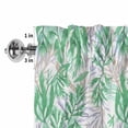 thumbnail image 3 of Window Valance for Kitchen,Watercolor Green Seagrass Coral Rod Pocket Curtain Valances Short Curtains Drapes Panel,Abstract Marine Life Window Treatment Topper for Living Room Bathroom Bedroom Home, 3 of 9