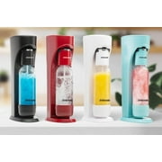 Drinkmate OmniFizz Sparkling Water and Soda Maker, Carbonates Any Drink, with 60L CO2 Cylinder (Arctic Blue)