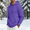 thumbnail image 5 of YNGKMEA Mens Hoodies Pullover Long Sleeve Casual Fashion Sweatshirts Drawstring Gym Hooded Shirt with Kanga Pocket, 5 of 5
