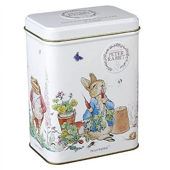 New English Teas Beatrix Potter Peter Rabbit Tea Tin with 40 English Breakfast Teabags