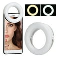 XJ19 Portable Rechargeable 40 LED Camera Selfie Ring Fill Light 3200K