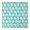 Turquoise Daisy Flower-2, variant on Turquoise Daisy Flower Floral Pattern Square Fitted Tablecloth with Elastic Edge,Square Table Cover,Washable Elastic Table Cover for Home Kitchen Party Decor 34"x34"