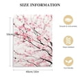 thumbnail image 2 of Nawypu Cherry Blossom Canvas Painting Pink Flower Pictures Watercolor Floral Posters Pink and White Wall Art Spring Art Prints Modern Flower Artwork Pink Canvas Wall Art for Living Room, 2 of 5