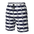 thumbnail image 4 of Vsdgher Anchors Men's Beach Shorts, Surfing shorts, Swim trunks, Quick Dry Swim Trunks for Surfing Beach Fun -Medium, 4 of 6