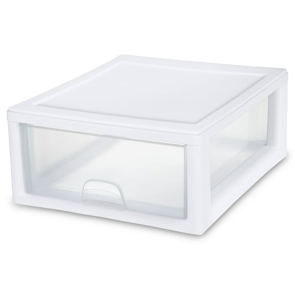 Sterilite 16 Qt. Stacking Drawer White