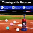 thumbnail image 4 of Tee de entrenamiento de béisbol Tulywood Pop Up para práctica de bateo, 4 of 7