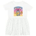 thumbnail image 3 of Inktastic Australian Koala Cool Sunset Girls Toddler Dress, 3 of 5