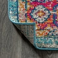 thumbnail image 3 of JONATHAN Y BOHEMIAN FLAIR 8 x 10 Area Rug, Vintage Medallion - Blue/Red, BMF100A-8, 3 of 11