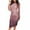 Hot Pink, variant on WJHWSX Fall Dresses for Women 2025,Womens Dresses,Dresses for Women,Long Sleeve,Crew Neck,Easy Care,Solid,M