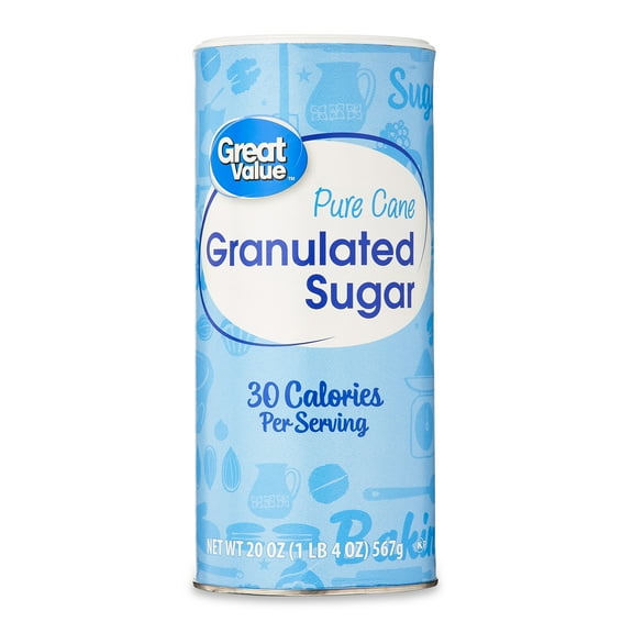 Great Value Sugar Cannister, 20 oz