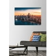 thumbnail image 2 of Cityscapes - Chicago, Illinois Wall Poster with Pushpins, 22.375" x 34", 2 of 6