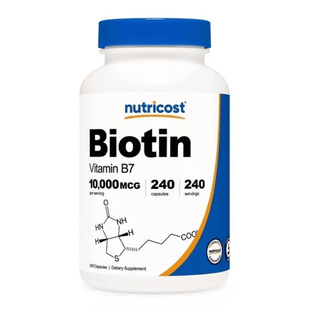 Biotin 10,000 Nutricost 240 Capsulas Vitamina B7 | Bodega Aurrera en línea