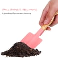 thumbnail image 3 of Kit de terrario, pala, juego de herramientas de jardinería, paleta de jardinería pequeña, rastrillo, espátula para plantas en maceta, acero inoxidable para niños, 3 of 6