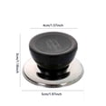 thumbnail image 3 of Universal Metal Pot Lid Knob Replacement Handle Heat Dishwasher Safe For Cookware Lids Skillets And Slow Cookers, 3 of 7