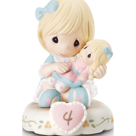 Fashion Precious Moments Growing In Grace Age Four Porcelain Figurine (3.3 X 3.4) Made China gp722