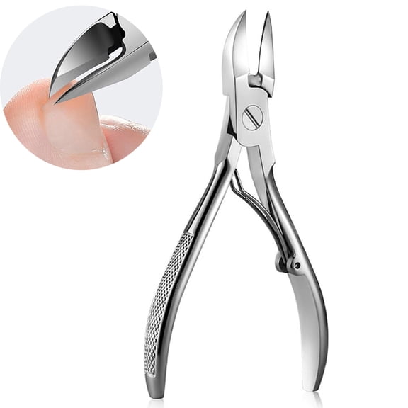 Pattern Handle Cuticle Nipper Professional Stainless Steel Cuticle Cutter Manicure Pedicure Tool for Fingernails & Toenails
