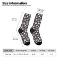 thumbnail image 2 of Bingfone Compression Socks for Women and Men Long Socks for Running Athletic Cycling Nurse- Colorful Paws Of Dog, 2 of 6