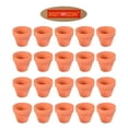 thumbnail image 5 of BESTONZON 20Pcs Small Mini Terracotta Pot Clay Ceramic Pottery Planter Cactus Flower Pots Succulent Nursery Pots Great for Plants Crafts Wedding Favor, 5 of 7
