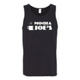 thumbnail image 2 of Mocha Joe's Coffee Stand Shop Logo | Mens Pop Culture Graphic Tank Top, Black, 2XL, 2 of 4